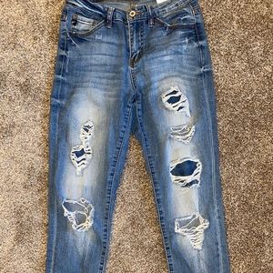 KanCan distressed skinny jeans